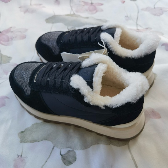 Brunello Cucinelli Fleece-Lined Casual Shoes - Picture 2 of 6